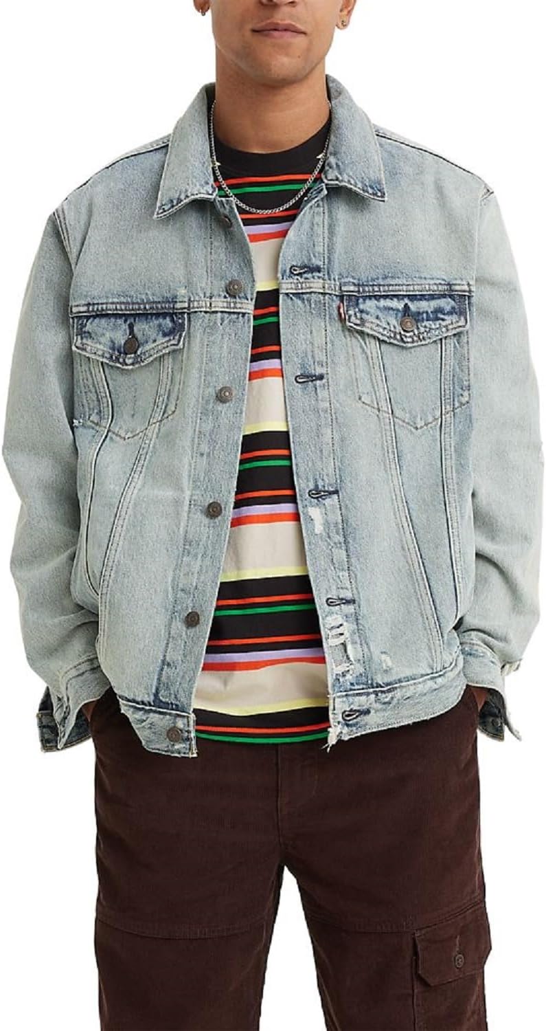 Men’s Relaxed Fit Trucker Jacket