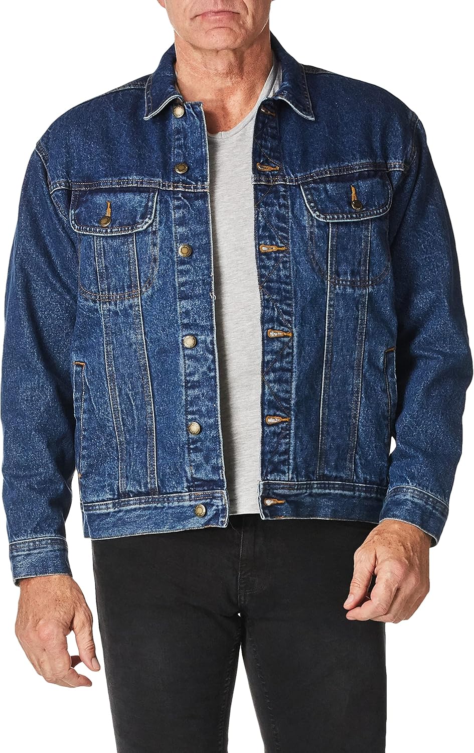 Men’s  Flannel Lined Denim Jacket
